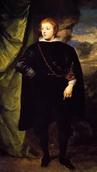 Portret księcia Karola Ludwika Palatynatu (Mannheim 1617-1680), obraz Anthony van Dyck (1599-1641)