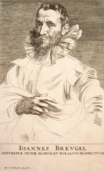 Portret artysty Jana Bruegla Młodszego 1601-1678, pierwsza tercja XVII wieku