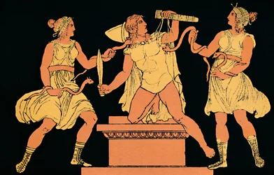 „Orestes ścigany przez Furie”, 1880.