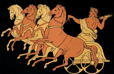 „Rydwan Zeusa”, 1880