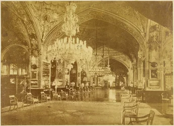 Talar-i Muzeh, zwany także Talar-i Salam (sala audiencyjna), Pałac Gulistan, Teheran, 1880-90