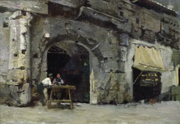 Rzym, ciemne sklepy