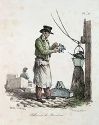 Latarnik, rytowany przez Francois Serafina Delpecha (1778-1825)