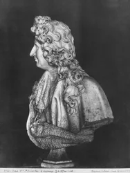 Popiersie Jules Hardouin Mansart, 1698 (marmur)