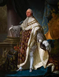 Ludwik XVI w stroju koronacyjnym