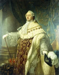 Portret Ludwika XV noszącego szaty państwowe,