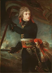 Napoleon Bonaparte na moście w Arcole (17 listopada)