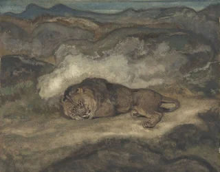 Lew śpi, 1810-75.