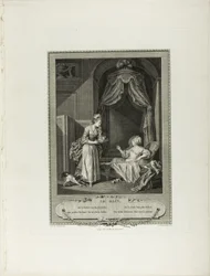 Kąpiel, z Monument du Costume Physique et Moral de la fin du Dix-huitième siècle