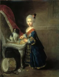 Fryderyk II, książę koronny z Orderem / Pesne