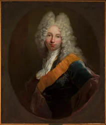 Friedrich Wilhelm Kettler (1692-1711) (Portret mężczyzny w peruce i z Orderem Orła Czarnego)