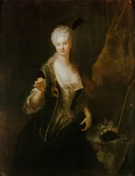 Portret Dorothei Luise os Wittenhorst-Sonsfeld 1681-1746.