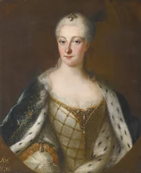 Portret Henrietty Marii Brandenburg-Schwedt 1702-1782