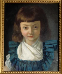 Portret delfina, przyszły Ludwik XVII (1785-1795). Obraz Antoine Vestier (1740-1824). Około 1792 r.