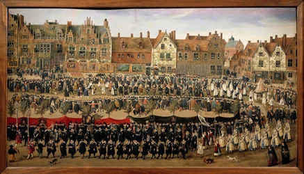 Procesja Panien z Sablon w Brukseli, ok. 1635-40 (olej na płycie pilśniowej)