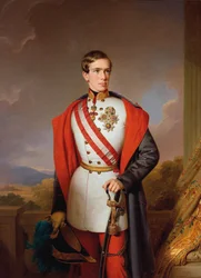 Portret cesarza Austrii Franciszka Józefa I, 1849