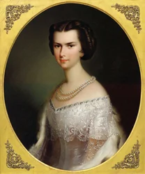Portret cesarzowej Elżbiety Austrii.