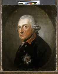 FRIEDRICH II Pruski "Wielki" Król Prus (1712-1786).