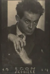 Egon Schiele, 1914 (odbitka żelatynowo-srebrowa)