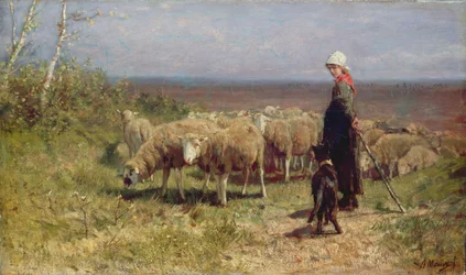 Pasterka (olej na płótnie)