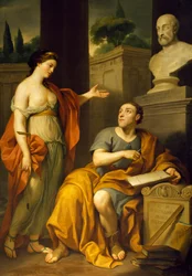 Alegoryczny portret Jamesa Caulfielda, Lorda Charlemonta, autorstwa Antona Raphaela Mengsa