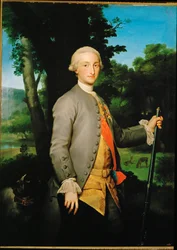 Carlos IV, król Hiszpanii, jeszcze jako książę Asturii (obraz na płótnie)