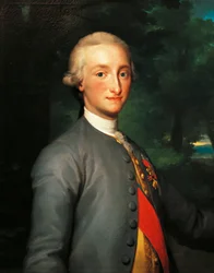 Portret Karola IV Burbona, księcia Asturii i króla Hiszpanii, autorstwa Antona Raphaela Mengsa, obraz