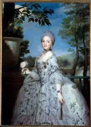 Portret Marii Ludwiki Parmy, księżnej Asturii (1751-1819) Obraz Antona Raphaela Mengsa (1728-1779) (wł.) XVIII w. Madryt, Muzeum Prado