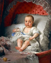 Portret infantki Carloty Joaquina de Bourbon, autorstwa Antona Raphaela Mengsa