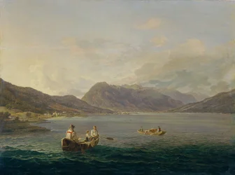 Austriackie jezioro alpejskie