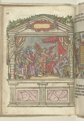 Scena z alegorycznym przedstawieniem na Grote Markt, 1578