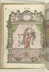 Scena z Personifikacją Szczodrości (Liberalitas), 1578