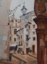 Coimbra, Portugalia, 2015 (olej na płótnie)