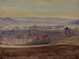 Most siedmiu oczu Somerton, 2023 (olej na płótnie)