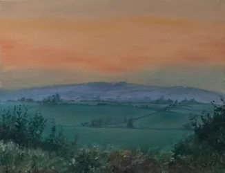 Widok, 2022 (olej na płótnie)