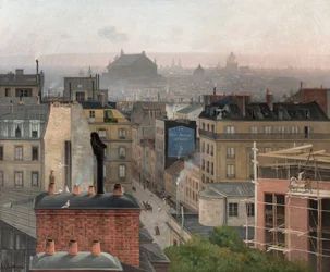 Paryż widziany z Montmartre, 1887 r.