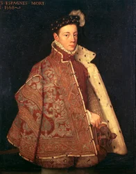 Portret Don Carlosa, księcia Asturii (olej na płótnie)