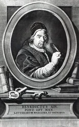 Papież Benedykt XIV (rycina)