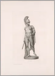 Ettore, widok z przodu, z pracy Canova