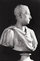 Popiersie portretowe Franciszka I (1708-65), cesarza rzymskiego (marmur)