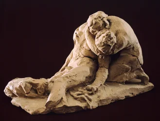 Wenus i Adonis autorstwa Antonio Canovy (1757-1822), model z gliny