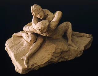 Wenus i Adonis autorstwa Antonio Canovy (1757-1822), model z gliny