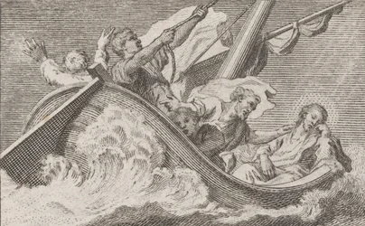 Chrystus na łodzi z rybakami, ca. 1760-93.