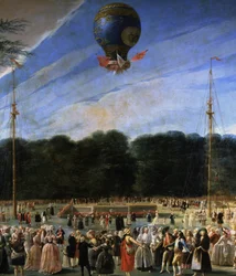 Wzlot balonu Montgolfier w Madrycie 5 lipca 1784 r.