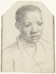 Portret czarnego chłopca