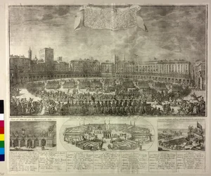 Ilustracja przedstawiająca uroczystości