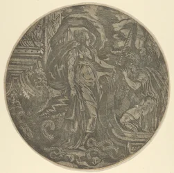 Kirke dająca drinka Towarzyszom Ulissesa, 1540-45.