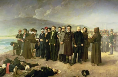 Egzekucja José Maríi de Torrijos y Uriarte (1791-1831) i jego towarzyszy w 1831 roku, 1888