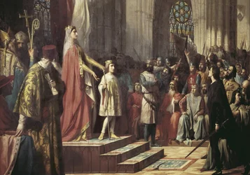 Maria de Molina przedstawia syna Valladolid Cortes. 1863 (olej na płótnie)