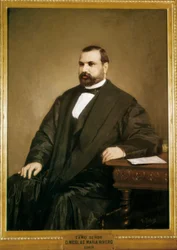 Portret Nicolása Maríi Rivera (1814-1878), hiszpańskiego polityka i przywódcy Partii Demokratycznej